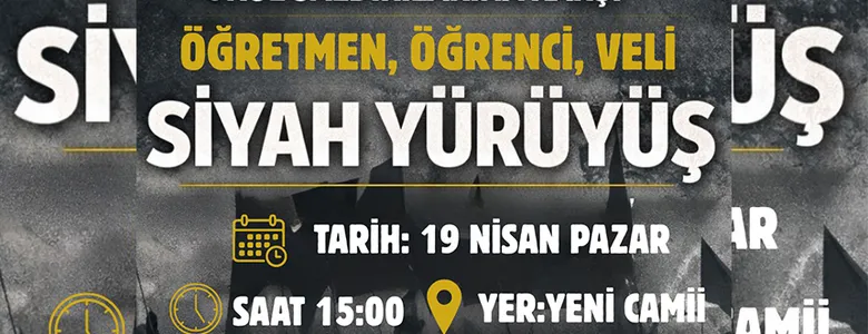 Okul saldırılarında hayatına kaybedenler için anma yürüyüşü