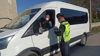 Okul servisleri denetlendi