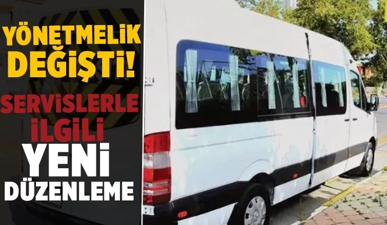 Okul servisleriyle ilgili yeni düzenleme