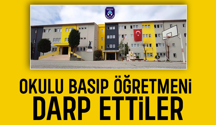 Okulda dehşet; öğretmene saldırdılar