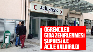 Okulda gıda zehirlenmesi şüphesi; 9 öğrenci hastanede