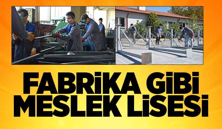 Okullara basket potası ve tenis masası üretiyorlar