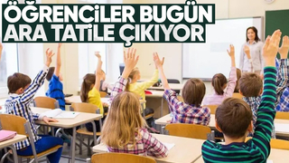 Okullarda ara tatil bugün başlıyor