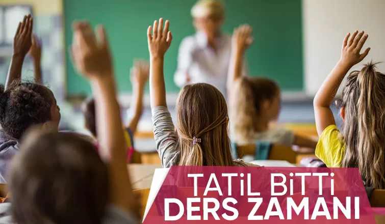 Okullarda ders zili bugün yeniden çaldı