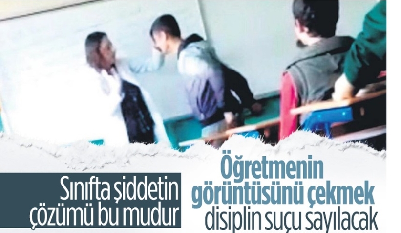 Okullarda izinsiz görüntü çekip paylaşanlara disiplin suçu