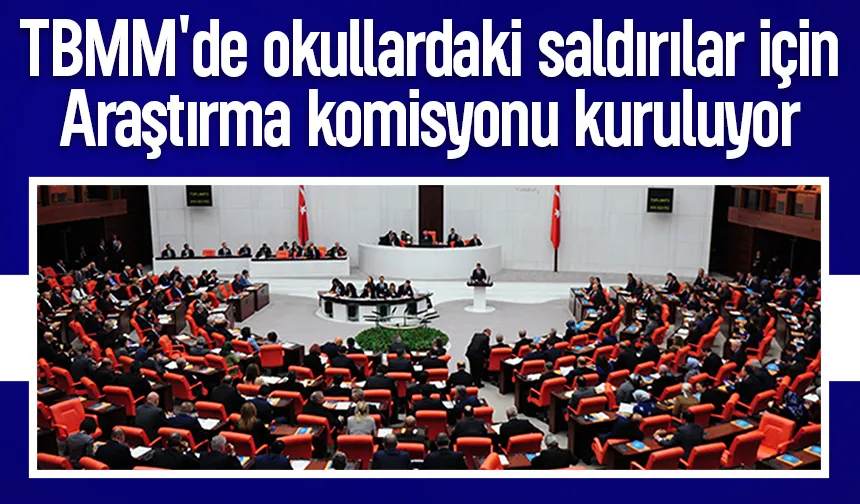 Okullardaki saldırılar için araştırma komisyonu kuruluyor