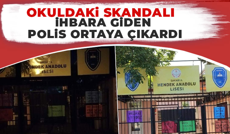  Okulu gece yarısı öğrencilere boşalttırmaya çalıştılar