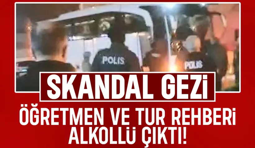 Okulun tur gezisinde skandal