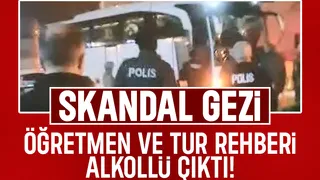 Okulun tur gezisinde skandal