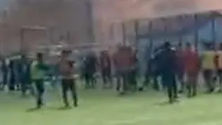 Olaylı maç; maç sonu ortalık karıştı