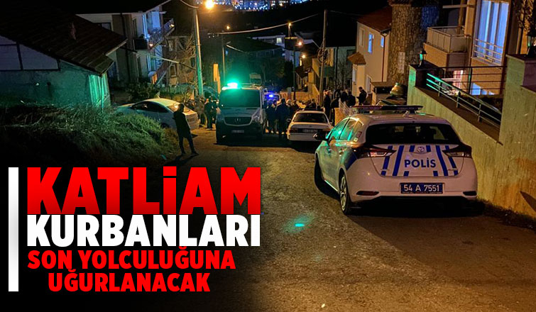 Öldürülen 3 kişi toprağa veriliyor