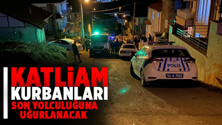 Öldürülen 3 kişi toprağa veriliyor