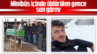 Öldürülen genç son yolculuğuna uğurlandı