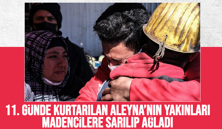 Ölmez’in yakınları madencilere sarılıp gözyaşı döktüler