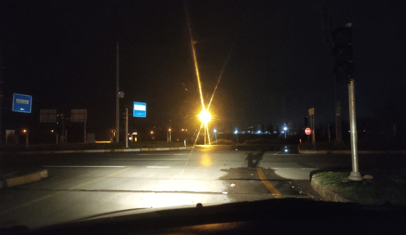 Ölüm kavşağında trafik ışıkları çalışmadı