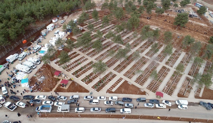 Ölümün fotoğrafı havadan çekildi