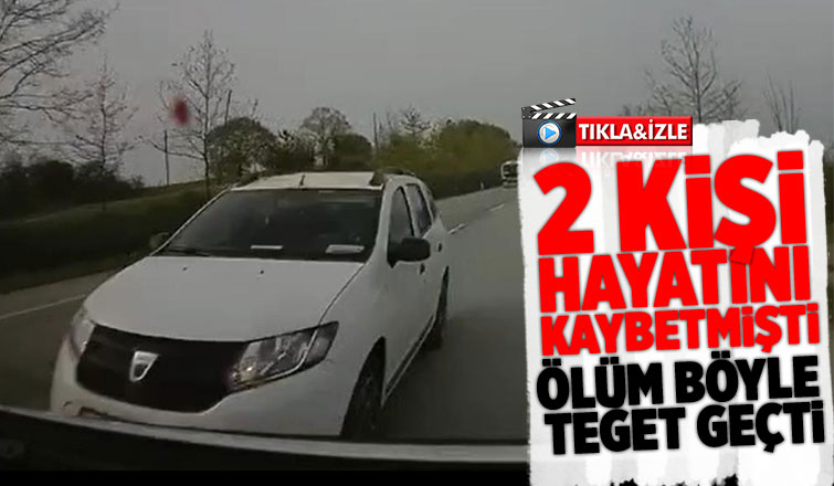 Ölümün teğet geçtiği anlar kamerada