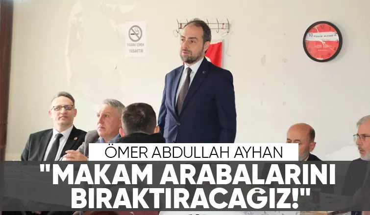 Ömer Abdullah Ayhan'dan makam aracı çıkışı