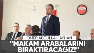 Ömer Abdullah Ayhan'dan makam aracı çıkışı