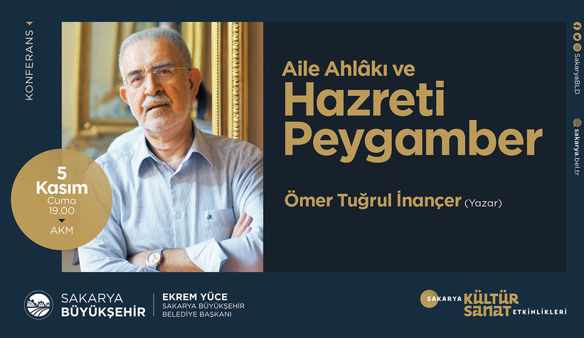 Ömer Tuğrul İnançer konferans için geliyor