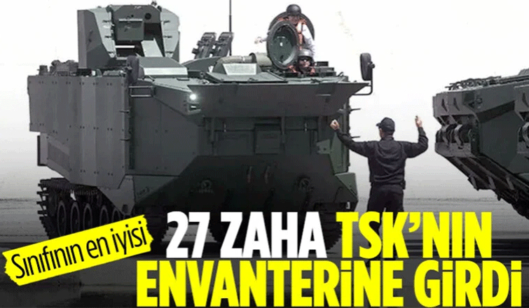 Ordumuza güç katacak olan 27 ZAHA TSK'ya teslim edildi