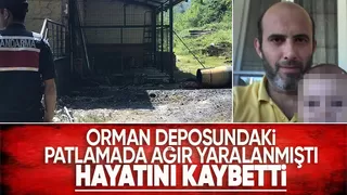 Orman deposundaki patlamadan acı haber