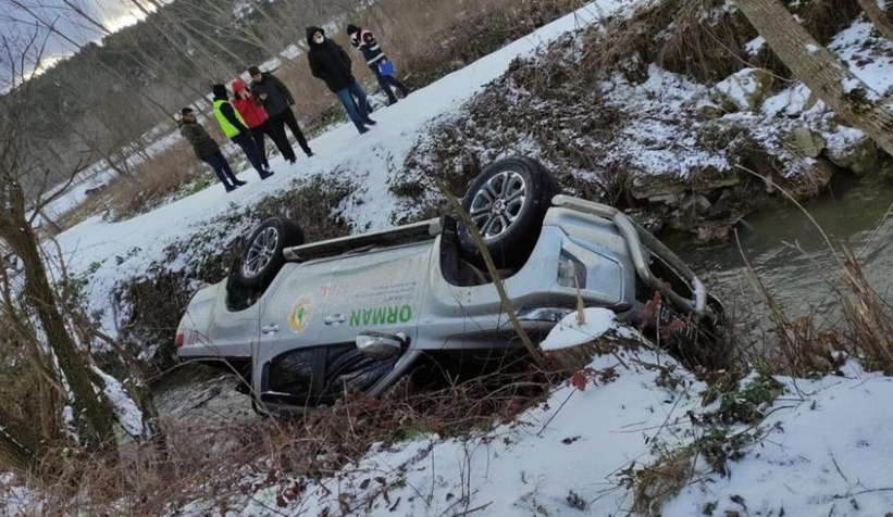 Orman muhafaza memurları ölümden döndü