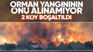 Orman yangını büyüdü, 2 köy boşaltıldı