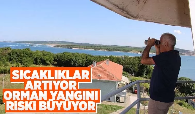 Orman yangınına dikkat
