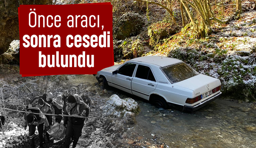 Ormanda derede ölü bulundu