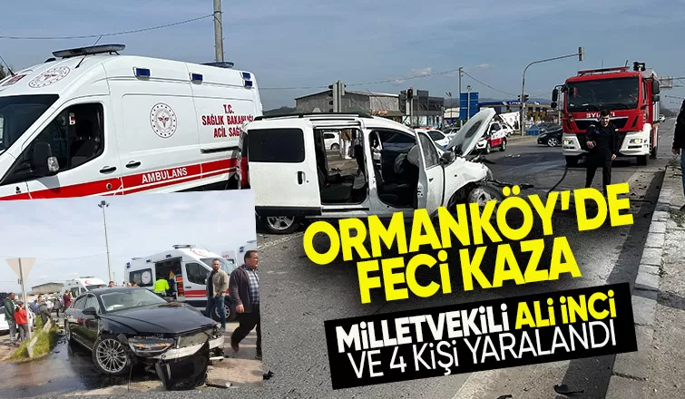 Ormanköy'de kaza: Ali İnci yaralandı