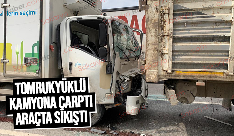 Ormanköy'de kaza; Sürücü araçta sıkıştı