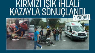 Ormanköy'de motosikletler çarpıştı