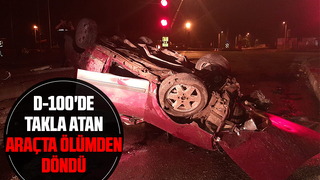 Ormanköy ışıklarında kaza 1 yaralı 