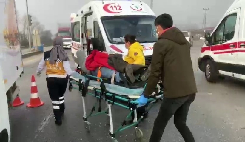 Ormanköy Kavşağı'nda kaza: 4 yaralı