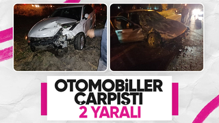 Ormanköy yolunda kaza 2 yaralı