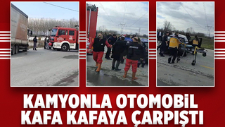 Ormanköy yolunda kaza