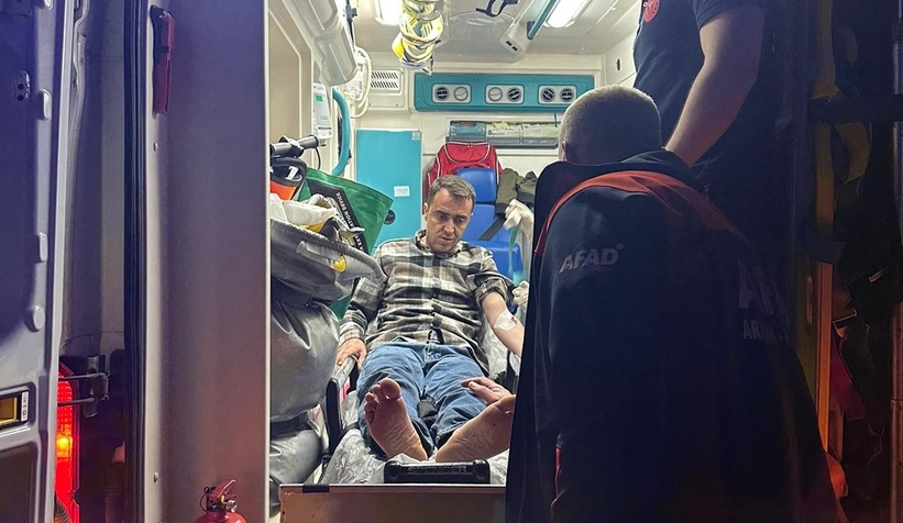 Ormanlık alanda kaybolan şahsı AFAD buldu