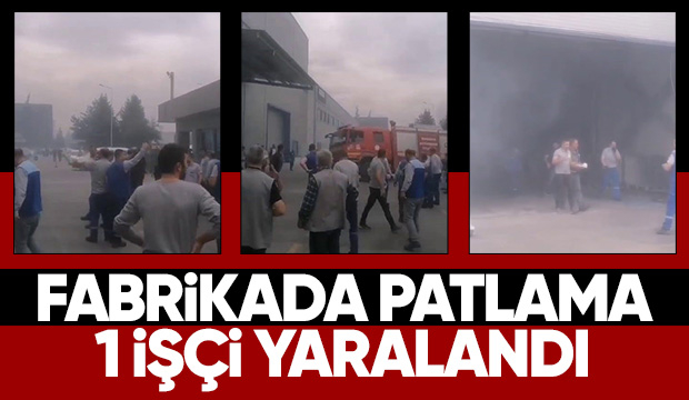 OSB'deki fabrikada patlama