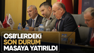 OSBÜK toplantısı SATSO'da yapıldı