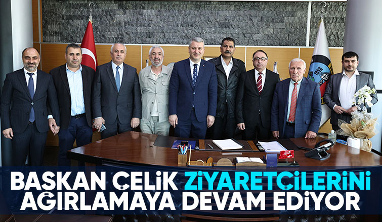 Osman Çelik'e ziyaretler sürüyor