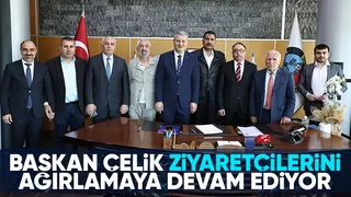 Osman Çelik'e ziyaretler sürüyor