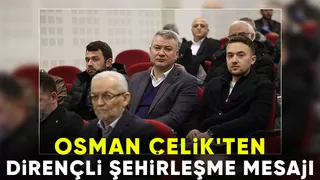 Osman Çelik İMO Genel Kurulu'na katıldı