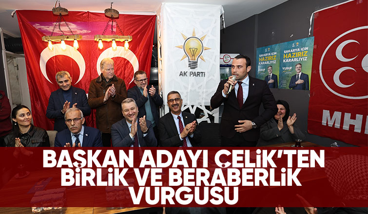 Osman Çelik MHP'nin seçim ofisi açılışına katıldı