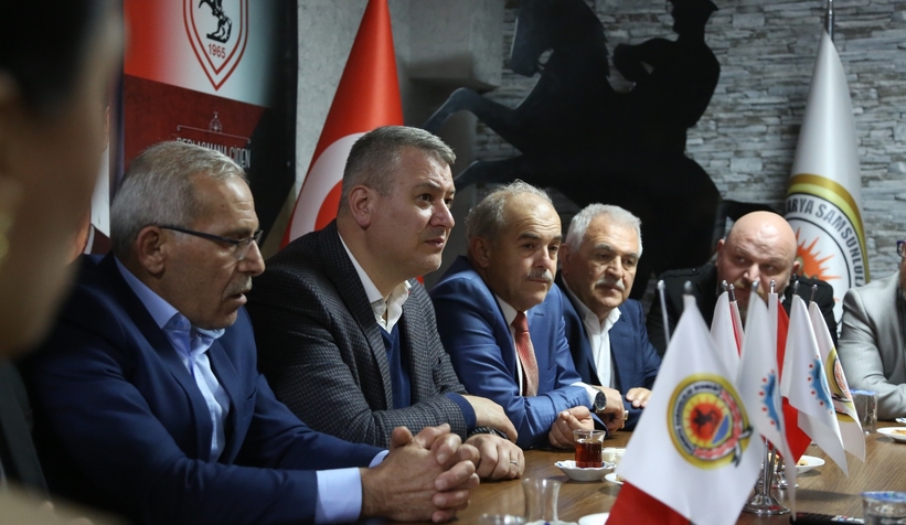 Osman Çelik'ten Samsunlular Derneğine ziyaret