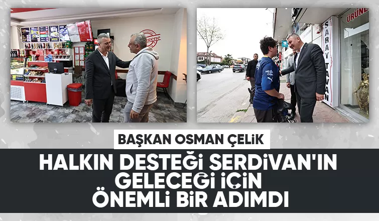 Osman Çelik'ten teşekkür ziyaretleri