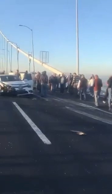 Osmangazi Köprüsü'nde kaza: 8 yaralı