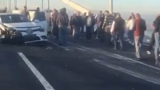 Osmangazi Köprüsü'nde kaza: 8 yaralı