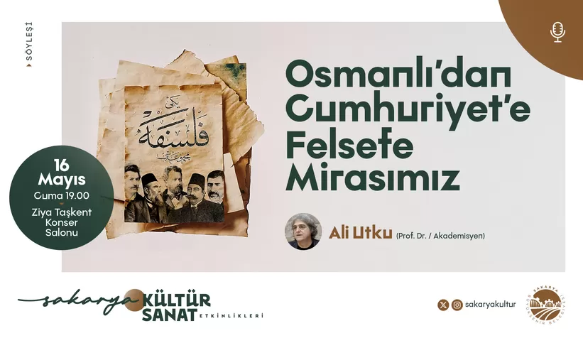 Osmanlı’dan Cumhuriyet’e Felsefe Mirasımız söyleşisi Ziya Taşkent’te