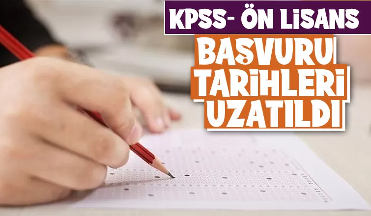 ÖSYM, KPSS- Ön Lisans başvuru tarihlerini uzattı